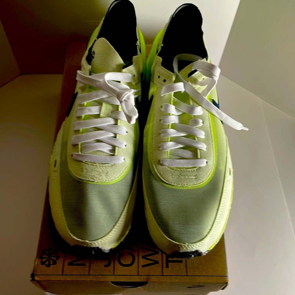 Nike Waffle One Crater "Lime Ice/Armory Navy-Volt-White" Men's Shoe!